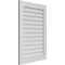 Ekena Millwork Vertical Surface Mount PVC Gable Vent: Non-Functional, w/ 3-1/2"W x 1"P Standard Frame, 28"W x 40"H GVPVE28X4001SN - alternate 2
